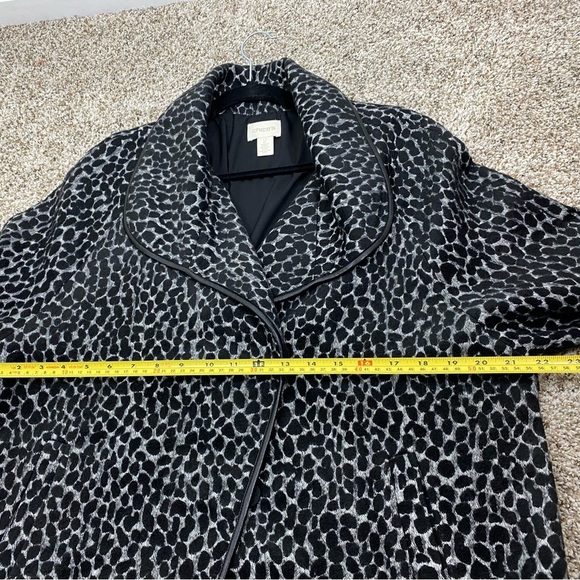 Chico's Black and Gray Patterned Jacket - Picture 7 of 16